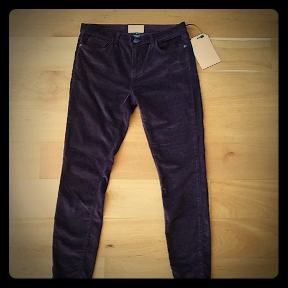 New Current/Elliot The Stiletto Velour Pants 31